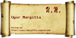 Ugor Margitta névjegykártya